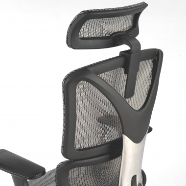 ergonomic chair gray focus mesh 3d adjustable armrests lumbar support 7