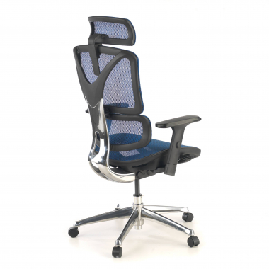 ergonomic chair blue focus mesh 3d adjustable armrests lumbar support 7