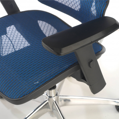 ergonomic chair blue focus mesh 3d adjustable armrests lumbar support 8