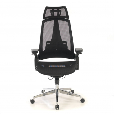 ergonomic chair black thunder mesh 3d adjustable armrests lumbar support headrest 6
