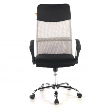 office chair gray nova mesh fixed armrests 3