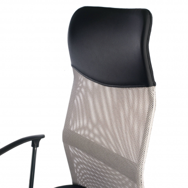 office chair gray nova mesh fixed armrests 8
