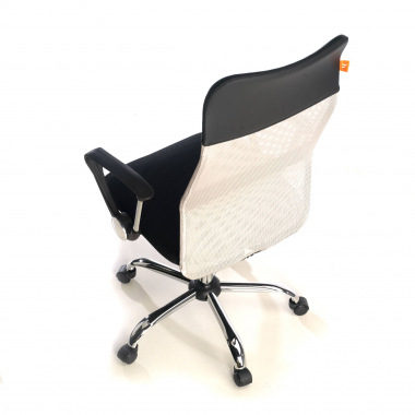 office chair gray nova mesh fixed armrests 9