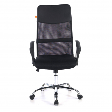 office chair black nova mesh fixed armrests 3
