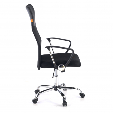 office chair black nova mesh fixed armrests 4