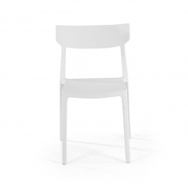 visitor chair white samba plastic no armrests 3