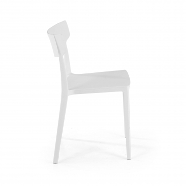 visitor chair white samba plastic no armrests 7