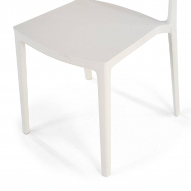 visitor chair white samba plastic no armrests 5