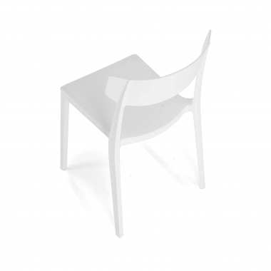 visitor chair white samba plastic no armrests 6