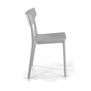visitor chair gray samba plastic no armrests 7