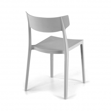 visitor chair gray samba plastic no armrests 8