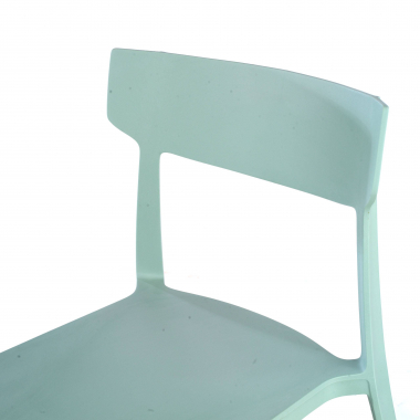 visitor chair green samba plastic no armrests 4
