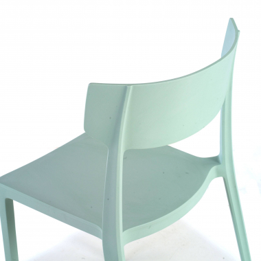 visitor chair green samba plastic no armrests 5