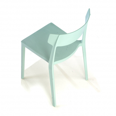 visitor chair green samba plastic no armrests 6