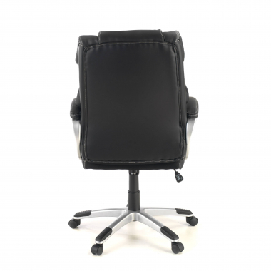 office chair black alaska synthetic leather upholstered armrests 9