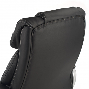 office chair black alaska synthetic leather upholstered armrests 6