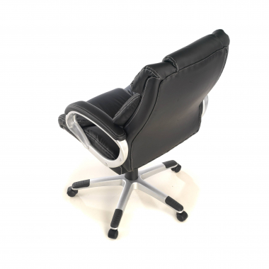 office chair black alaska synthetic leather upholstered armrests 10