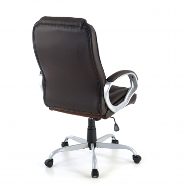 office chair brown baltimore synthetic leather upholstered armrests 8