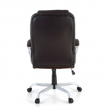 office chair brown baltimore synthetic leather upholstered armrests 9