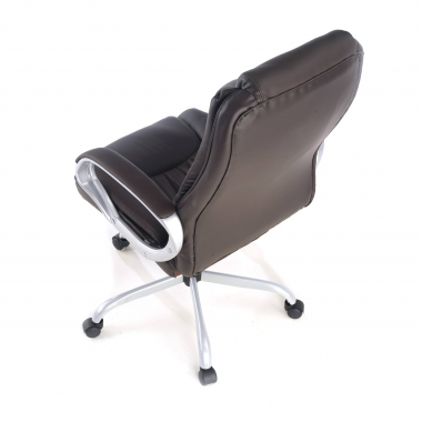 office chair brown baltimore synthetic leather upholstered armrests 10