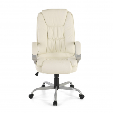 office chair white baltimore synthetic leather upholstered armrests 3