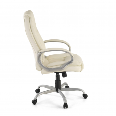 office chair white baltimore synthetic leather upholstered armrests 5