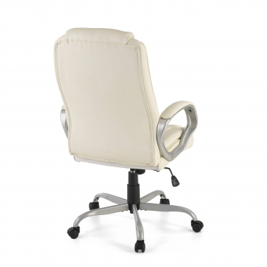 office chair white baltimore synthetic leather upholstered armrests 9