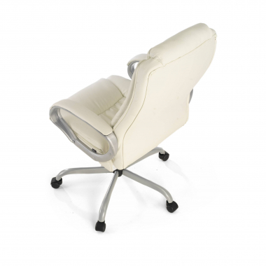 office chair white baltimore synthetic leather upholstered armrests 8