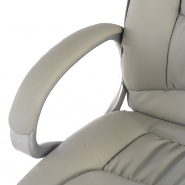 office chair gray baltimore synthetic leather upholstered armrests 5