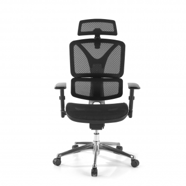 ergonomic chair black focus mesh 3d adjustable armrests lumbar support 5