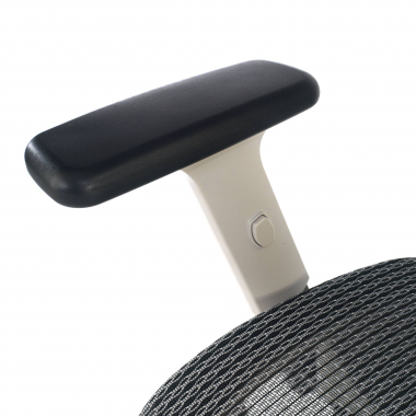 ergonomic chair white grey white frame mesh 3d adjustable armrests double lumbar support headrest 7