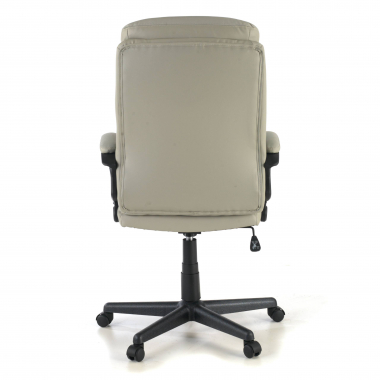 office chair gray denis synthetic leather upholstered armrests 8