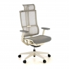 Ergonomic Chair with Headrest Enjoy white, Synchro Mechanism