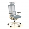 Ergonomic Chair with Headrest Enjoy white, Synchro Mechanism