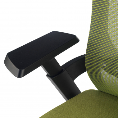 ergonomic chair green wagner mesh 3d adjustable armrests lumbar support 7