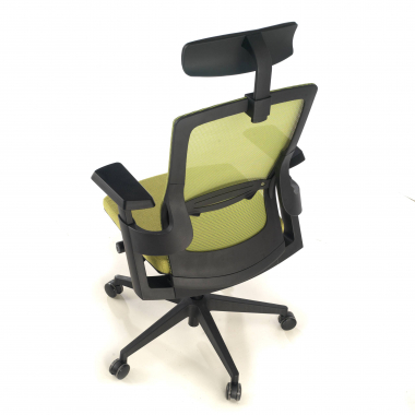 ergonomic chair green wagner mesh 3d adjustable armrests lumbar support 10