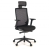 Boston white Office Chair, Headrest, Adjustable Arms
