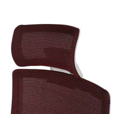 office chair white red boston mesh 3d adjustable armrests headrest 6