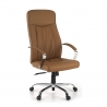 Belfast Office Chair, aluminium arms, eco-leather