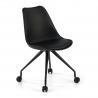 Bar Stool Norway with Wooden Legs, Scandinavian Design