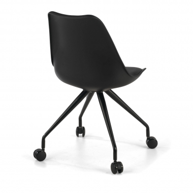 junior chair black office chair plastic no armrests 7