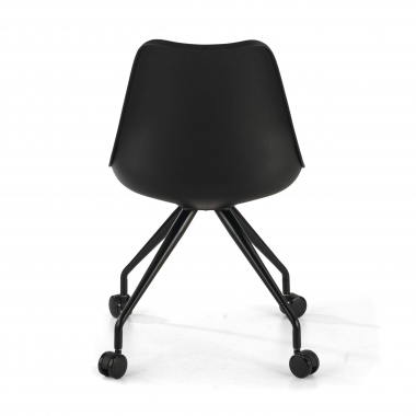 junior chair black office chair plastic no armrests 6