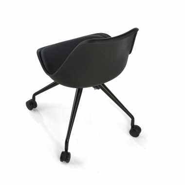 junior chair black office chair plastic no armrests 10