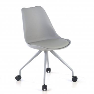 junior chair gray office chair plastic no armrests 1