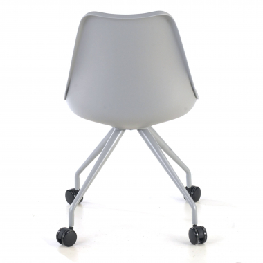 junior chair gray office chair plastic no armrests 6