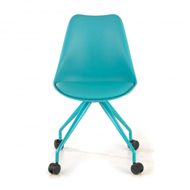 junior chair blue office chair plastic no armrests 3
