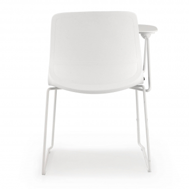 chair with writing tablet white grey chair with writing tablet fabric no armrests 8