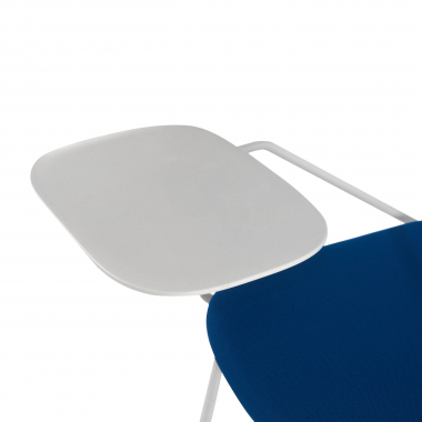 chair with writing tablet white blue chair with writing tablet fabric no armrests 7