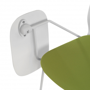 chair with writing tablet white green chair with writing tablet fabric no armrests 7