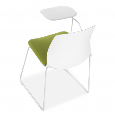 chair with writing tablet white green chair with writing tablet fabric no armrests 8